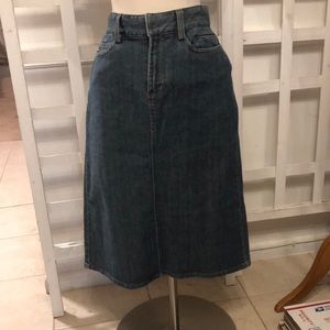 - The Gap Jean Skirt